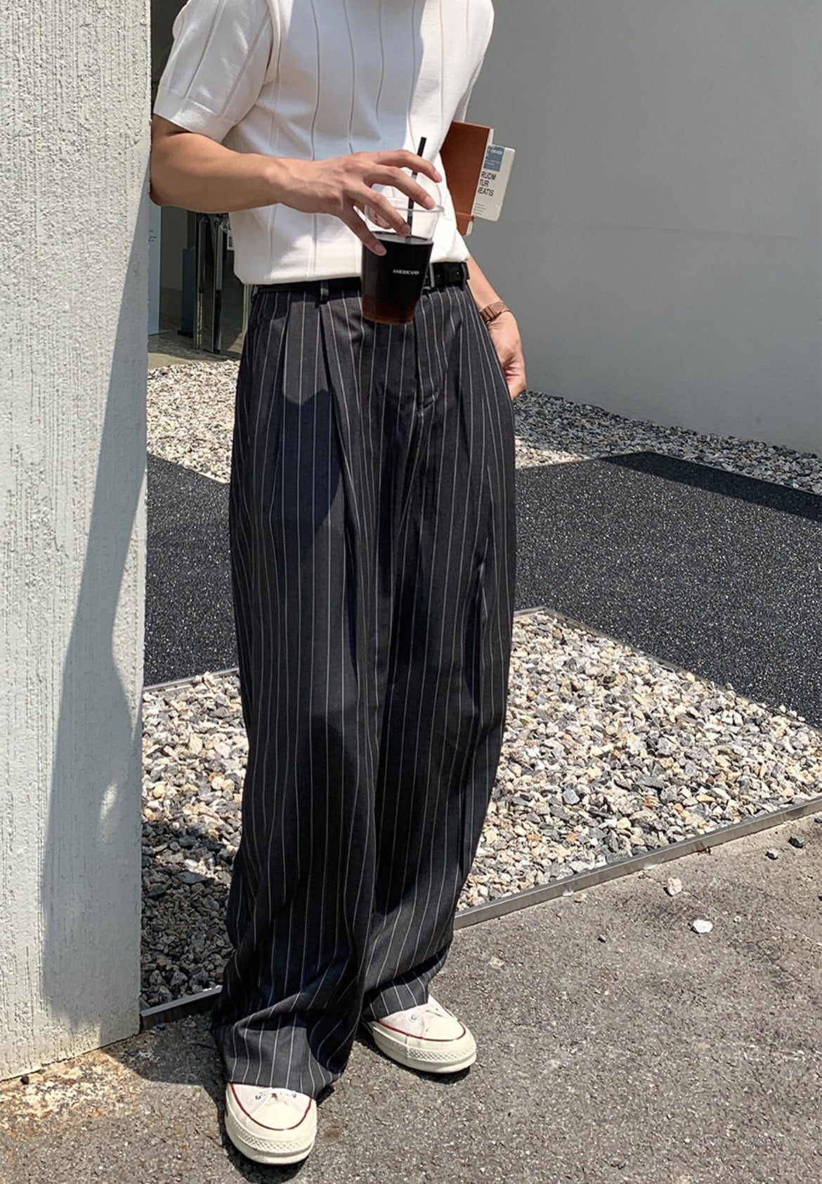 Stripe Wide Pants – wearechouchou