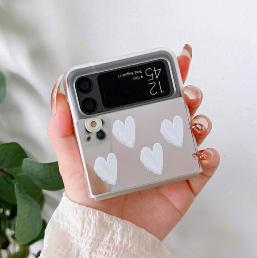 Good Luck Heart Mirror Z FLIP Phone Case