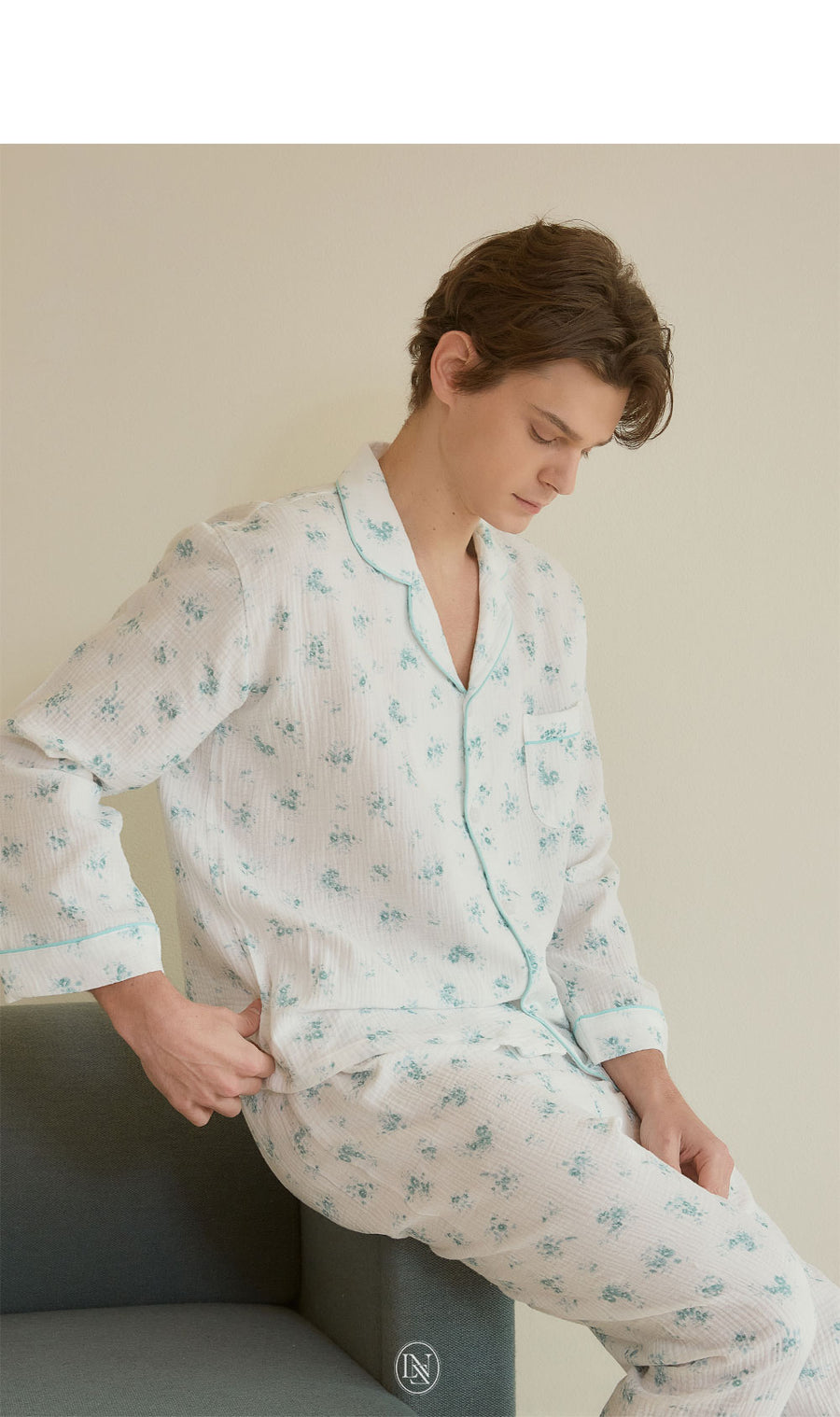 Iris Cotton Pajamas Set / Night Dress