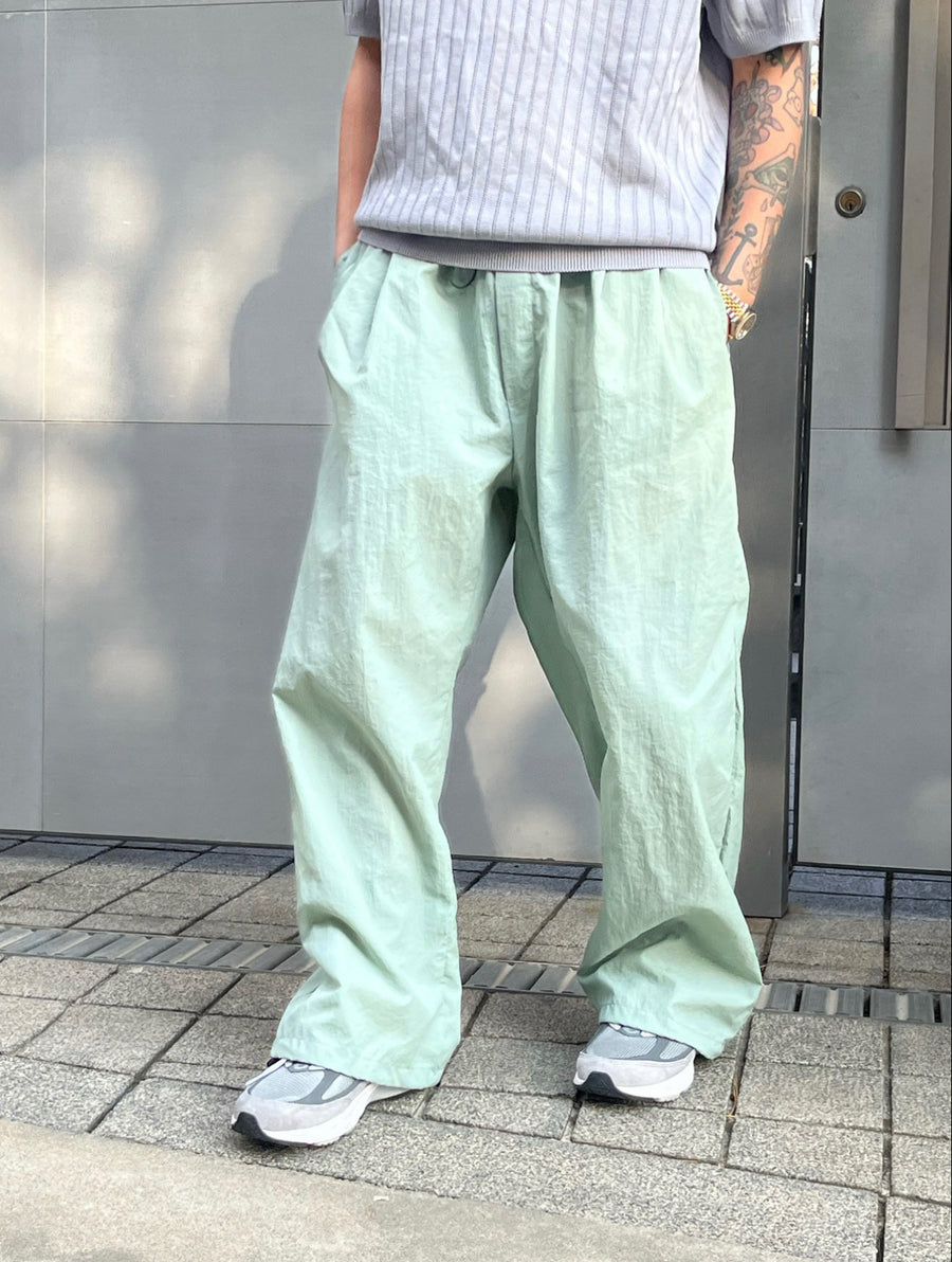 Two Tuck Nylon Pants