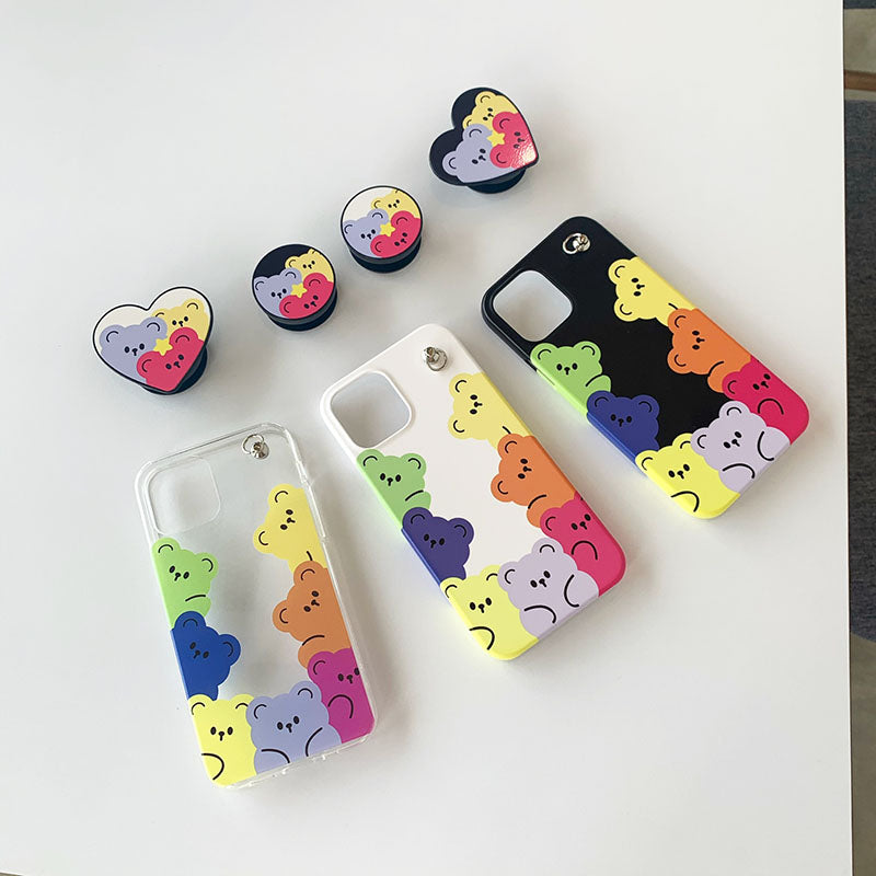 Colorful Bears Phone Case