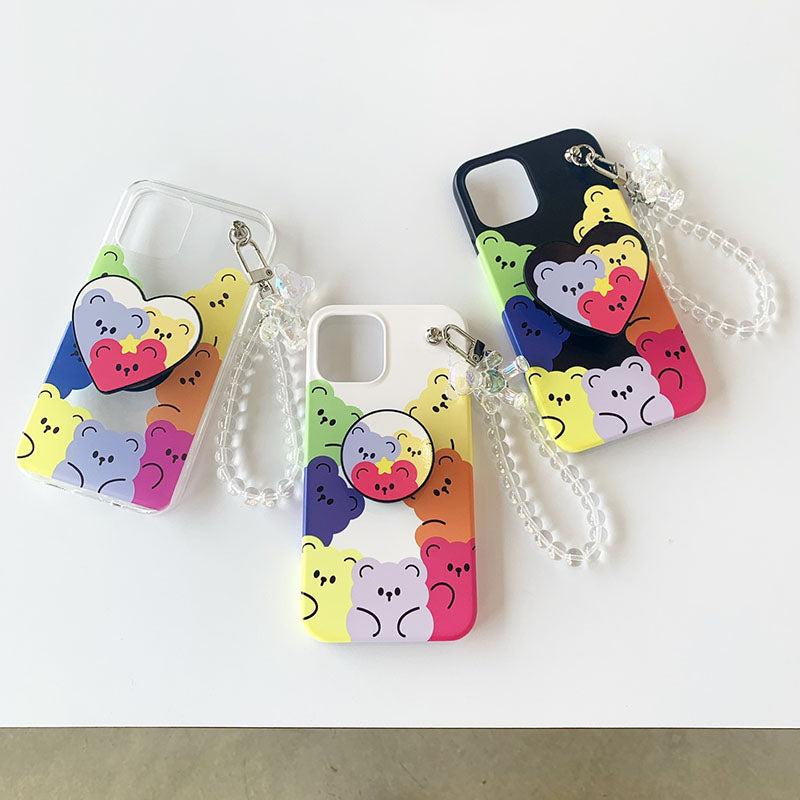 Colorful Bears Phone Case