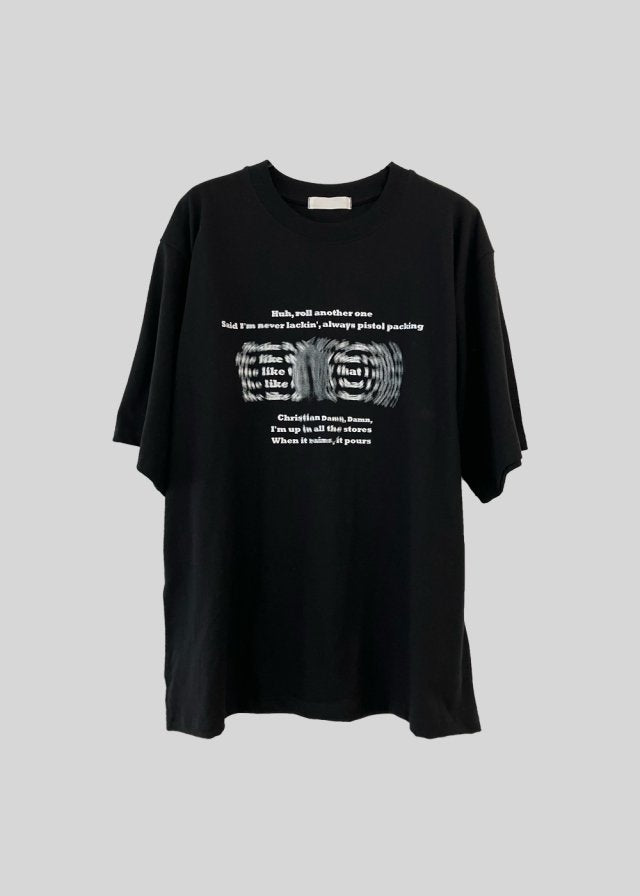 Blur Lettering T Shirts
